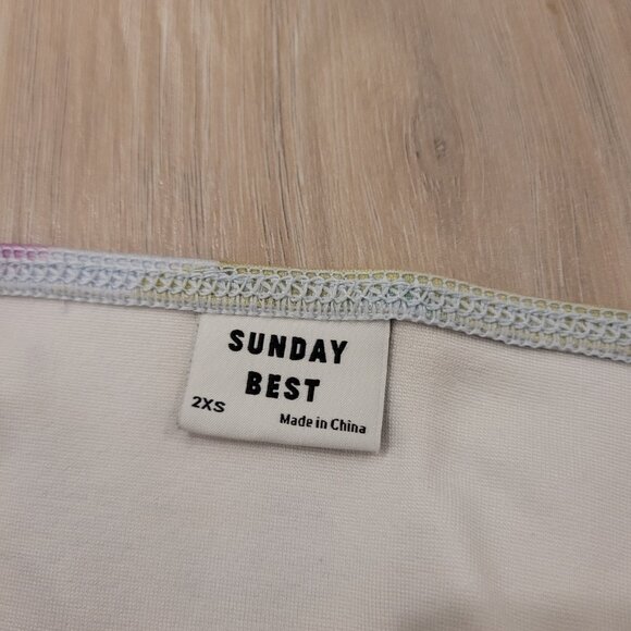 SUNDAY BEST | Aritzia Amie Tank Halter Crop Top | Sz. 2XS - Picture 4 of 5